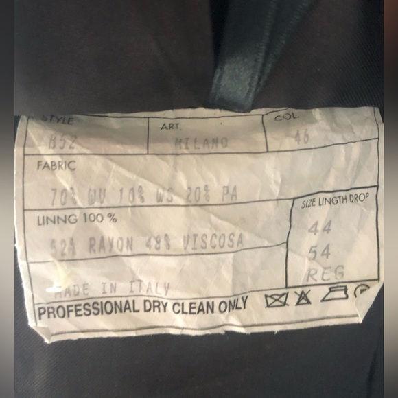 YVES SAINT LAURENT Milano Italian Wool Cashmere Blazer Coat - Picture 6 of 8